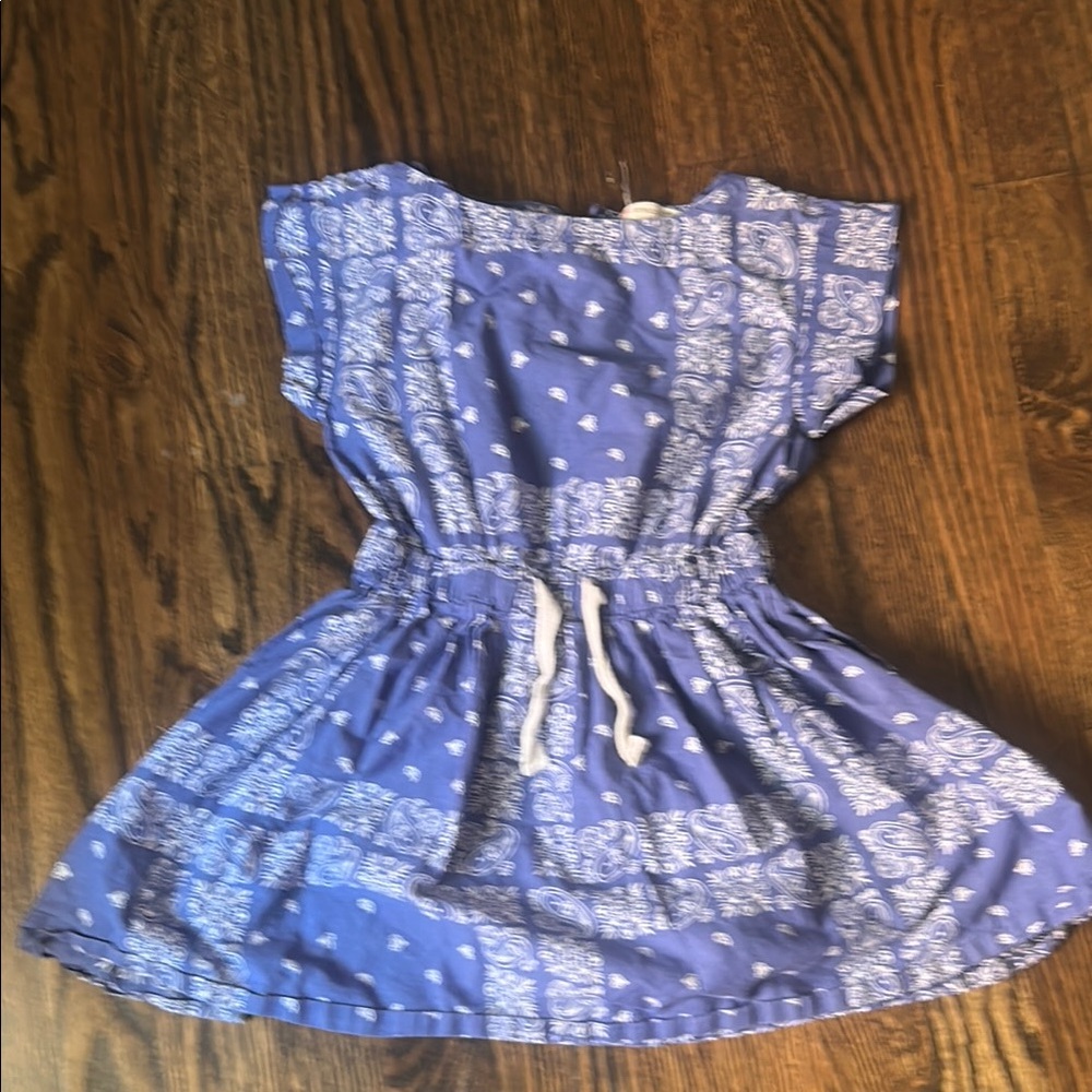 Crewcuts Kids Dress in Blue with White Accents